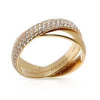 Tiffany & Co. Paloma Picasso Melody Diamond Ring in 18K Yellow Gold 0.85 CTW