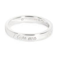 Tiffany & Co. I love You Band in  Sterling Silver