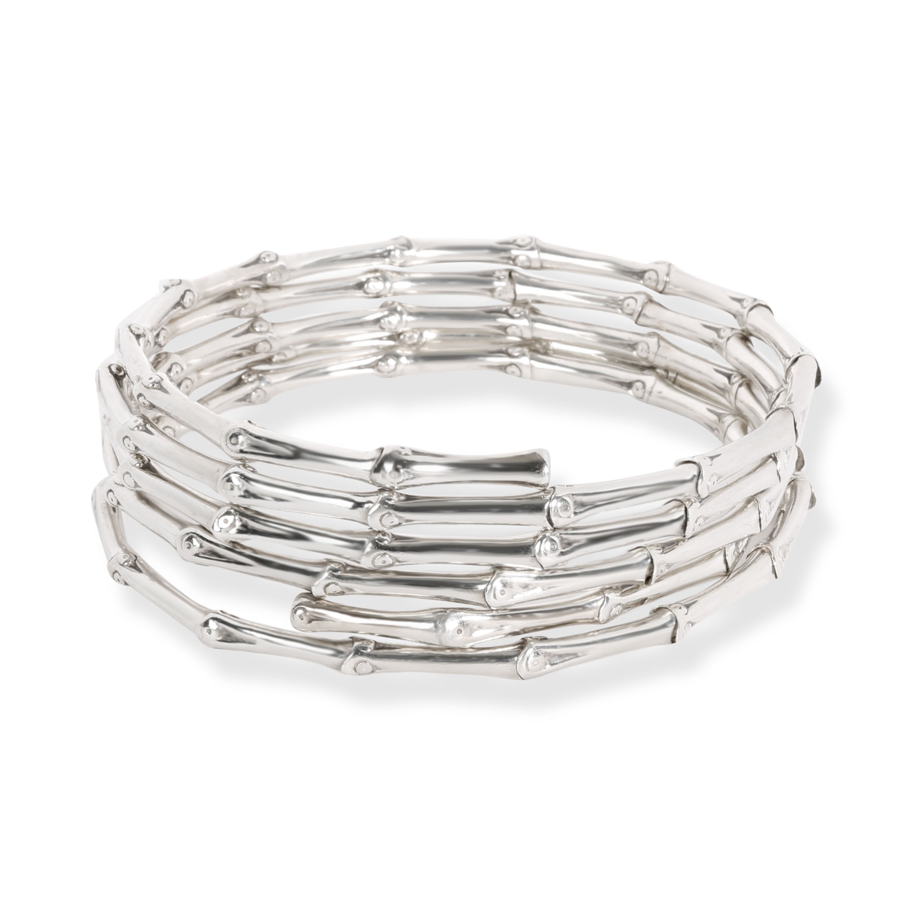 John Hardy Bamboo Coil Bracelet in Sterling Silver by WP