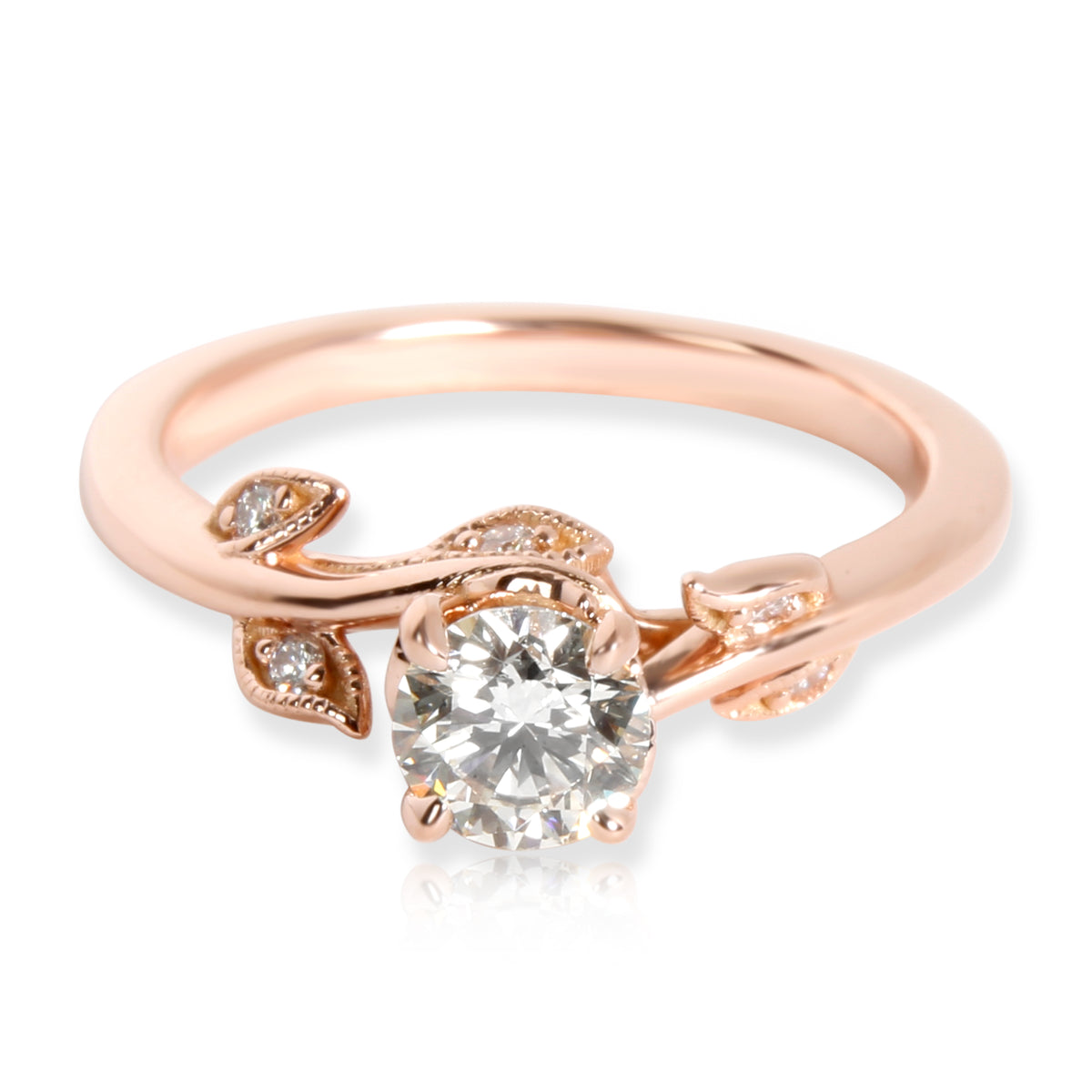 James Allen Sleeping Beauty Diamond Engagement Ring in 14KT Gold M VVS1 0.65 CTW