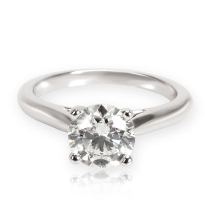 Cartier Solitaire 1895 Diamond Engagement Ring in  Platinum G VVS2 1.31 CTW