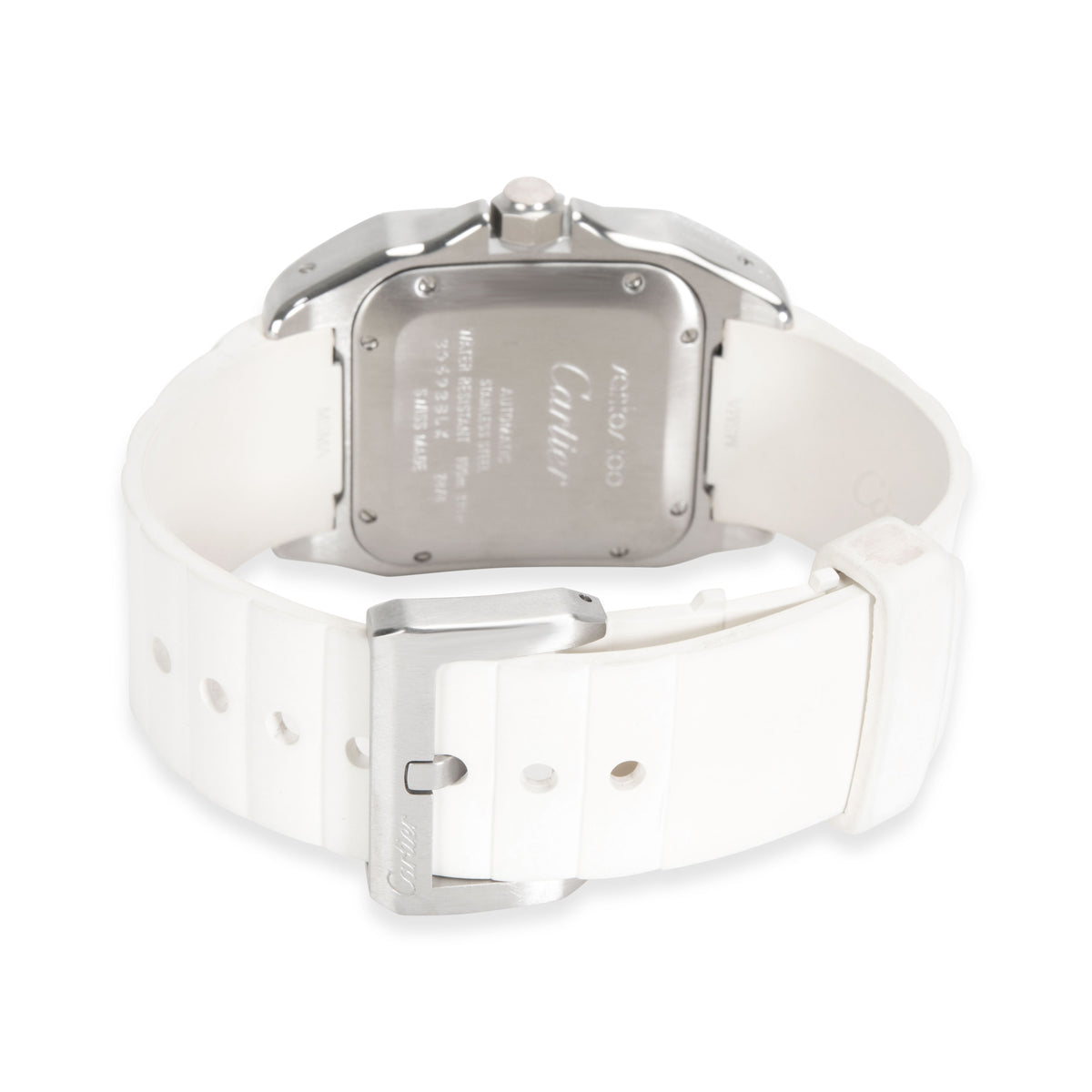 Cartier Santos 100 W20122U2 Unisex Watch in  Stainless Steel