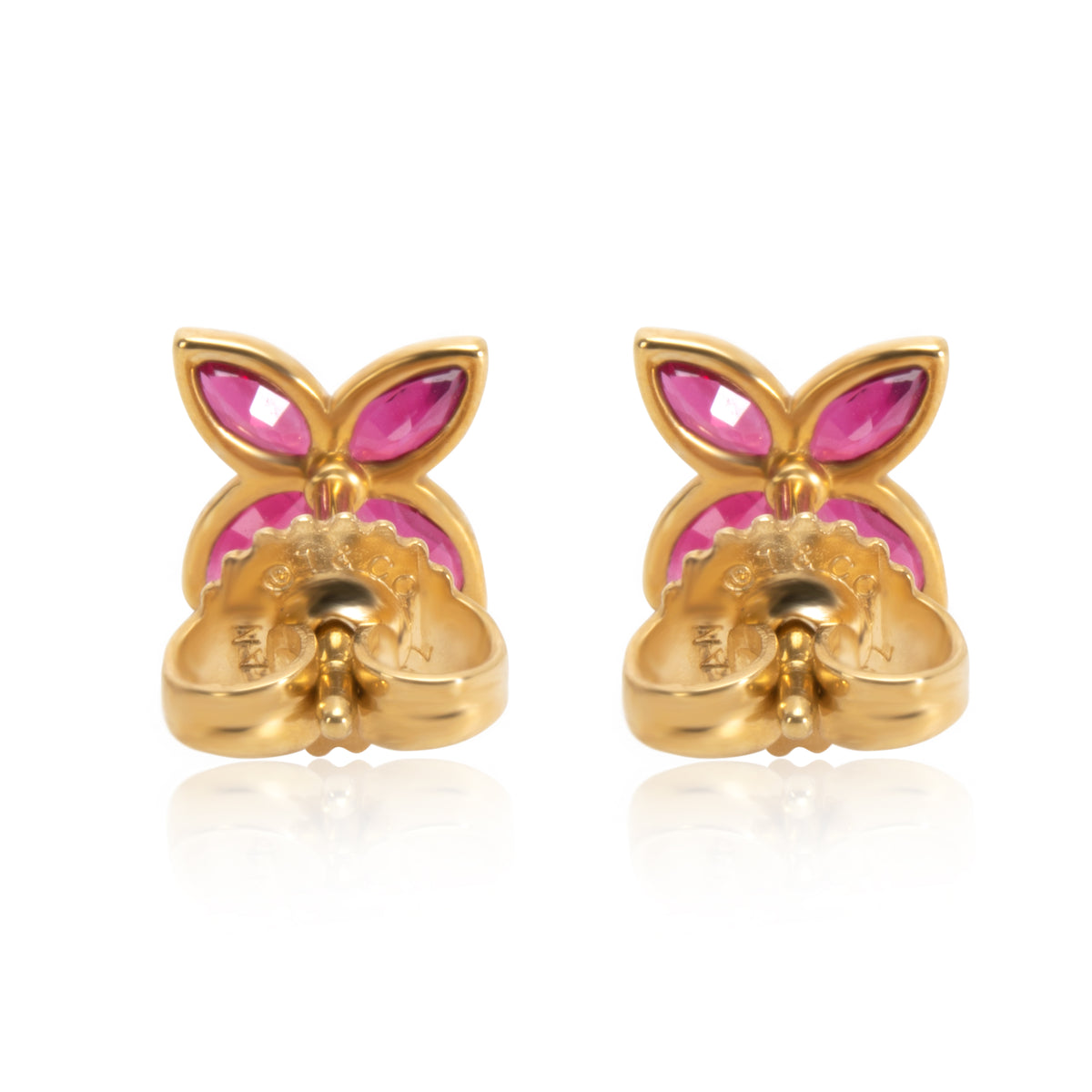 Tiffany & Co. Victoria Ruby Earrings in 18K Rose Gold