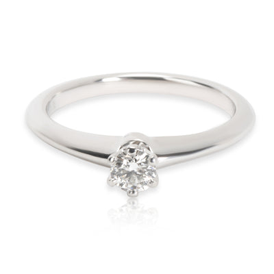 Tiffany & Co. Diamond Solitaire Engagement Ring in Platinum (0.19 ct I/VVS1)