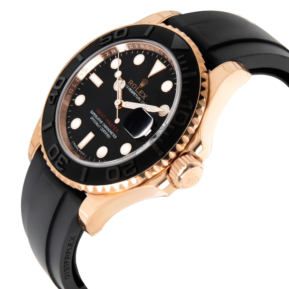 Rolex Yacht-Master 116655 Men's Watch in 18kt Rose Gold