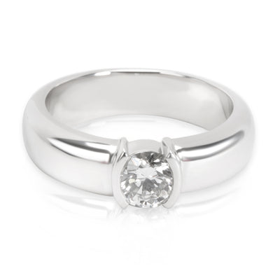 Tiffany & Co. Etoile Oval Diamond Engagement Ring in Platinum (0.56 ct H/VS1)