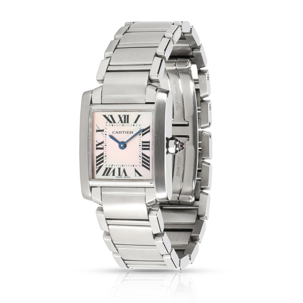 Cartier Tank Francaise W51028Q3 Women s Watch in Stainless Steel