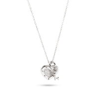 Tiffany & Co. Return to Tiffany Diamond Necklace in 18K White Gold 0.2 CTW