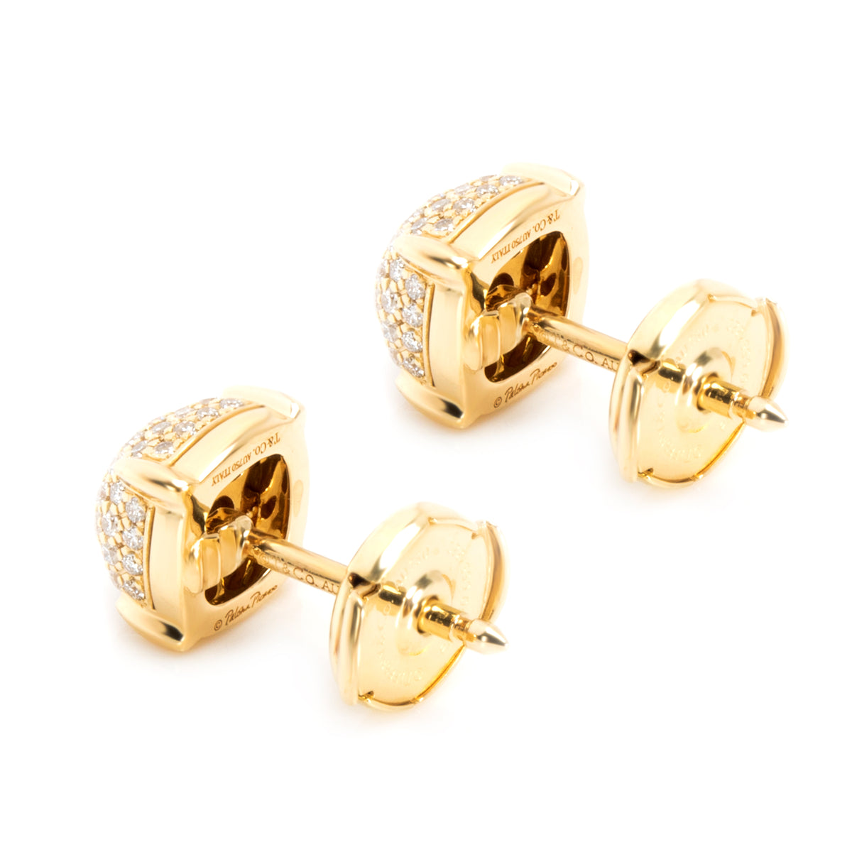 Tiffany Paloma Picasso Sugar Stacks Diamond Earrings in 18K