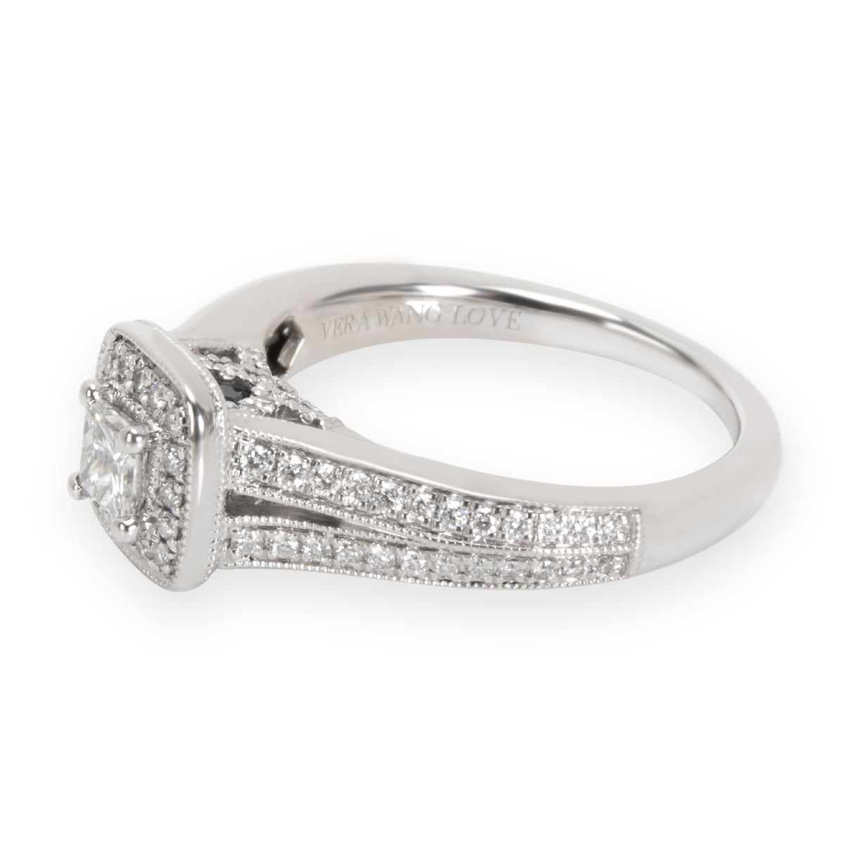 Vera Wang Diamond Engagement Ring in 18K White Gold (0.70 CTW)