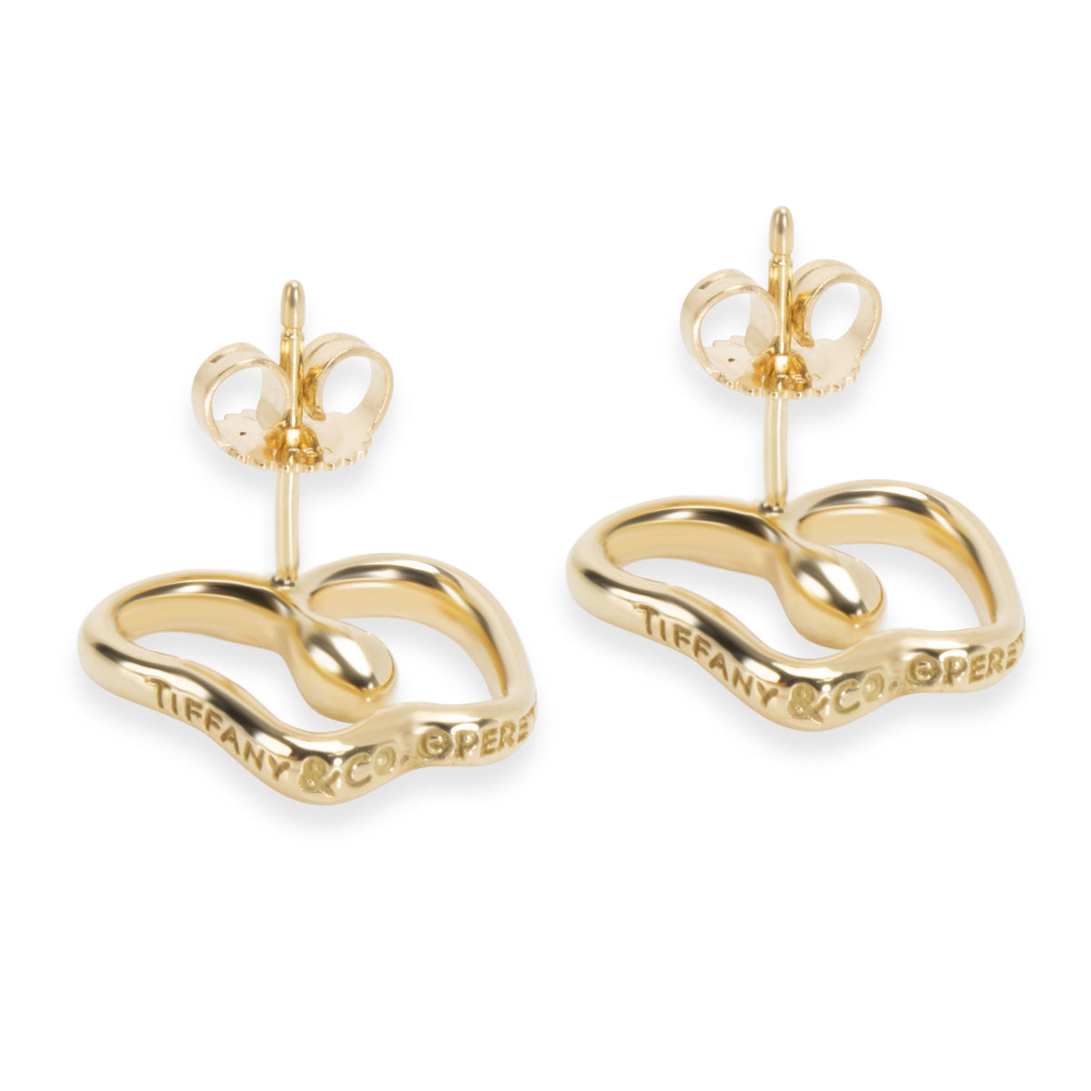 Tiffany & Co. Elsa Peretti Apple Earrings in 18K Yellow Gold