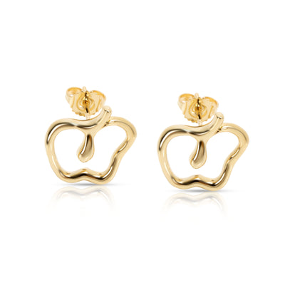 Tiffany & Co. Elsa Peretti Apple Earrings in 18K Yellow Gold