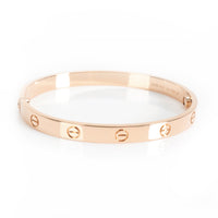 Cartier Love Bangle in 18K Rose Gold Size 18
