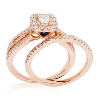 Vera Wang Love Collection Diamond Wedding Set, in 14K Rose Gold 1.16 ctw