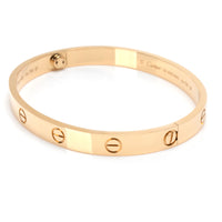Cartier Love Bracelet in 18K Yellow Gold (Size 18)