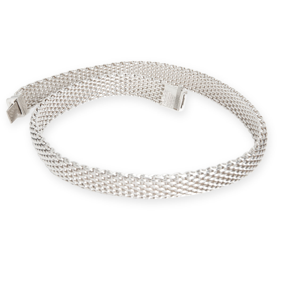 Tiffany & Co. Somerset Mesh Necklace in Sterling Silver