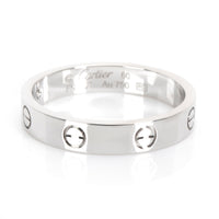 Cartier Love Diamond Band in 18K White Gold 0.01 CTW