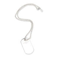 Tiffany & Co. Dog Tag Necklace in  Sterling Silver