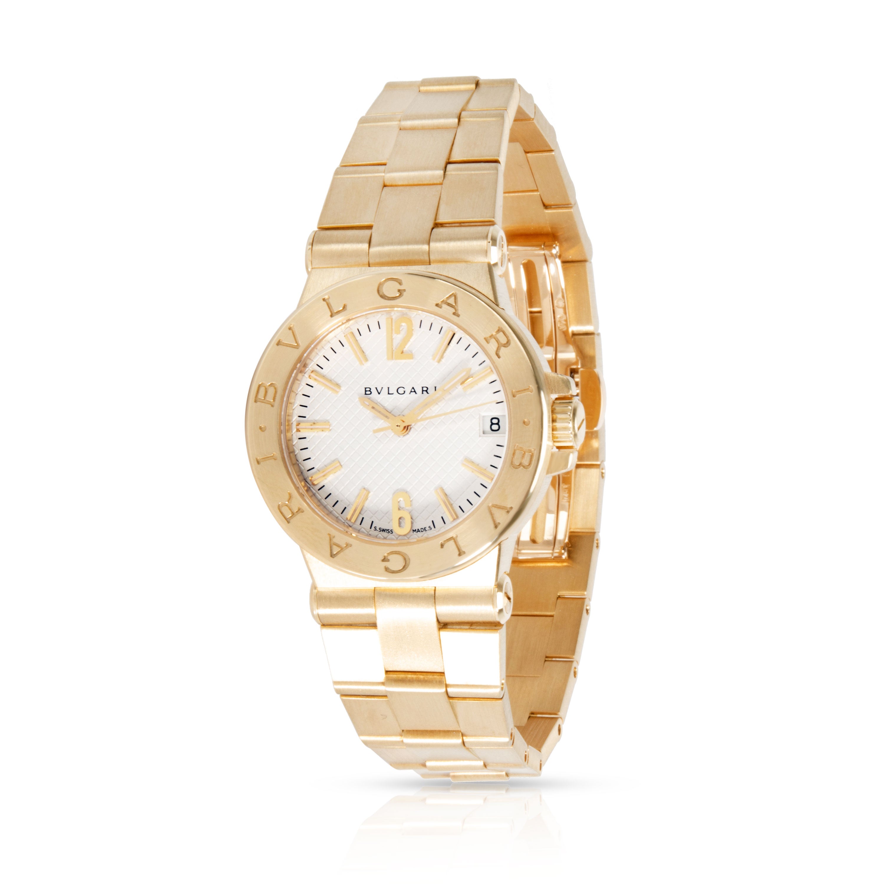Bulgari Diagono DG 29 G Women's Watch in 18kt Yellow Gold by WP