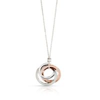 Tiffany & Co. 1837 Circle Necklace in  Rubedo & Sterling Silver