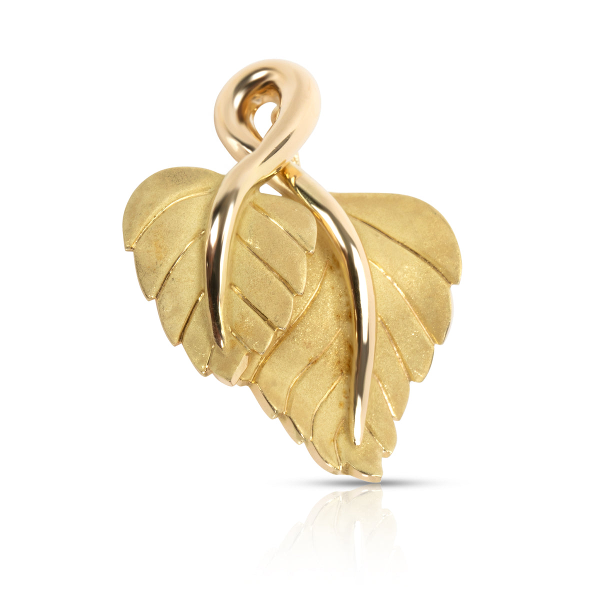 Tiffany & Co. Leaf Brooch in 18K Yellow Gold