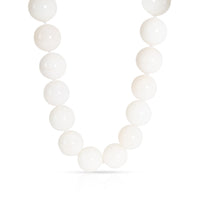 Tiffany & Co. White Agate Choker Necklace in  Sterling Silver