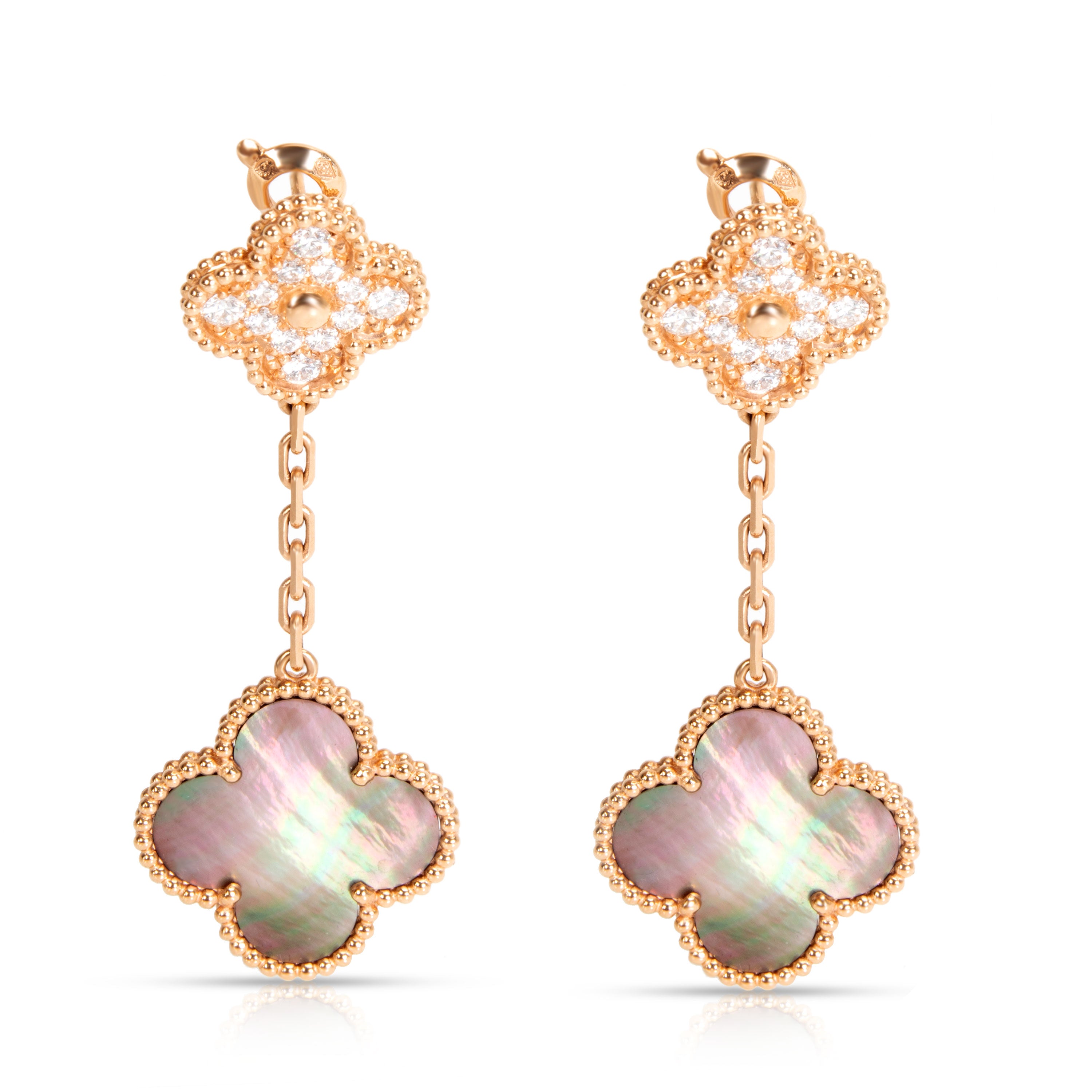 Van Cleef & Arpels Magic Alhambra earrings 2 motifs