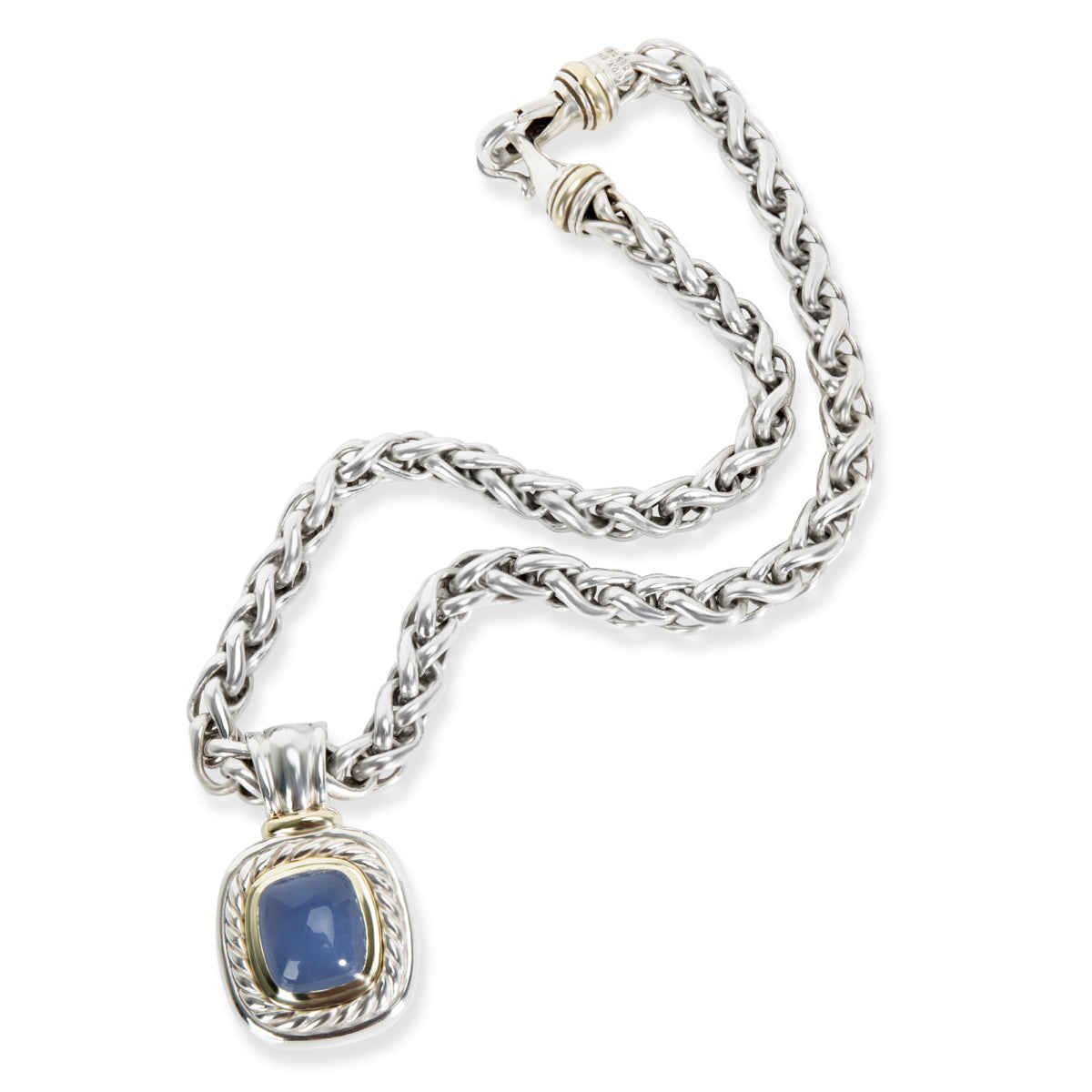 David Yurman Albion Chalcedony Necklace in  Sterling Silver