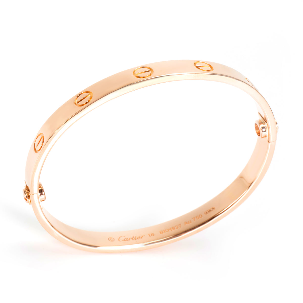 Cartier Love Bangle in 18KT Rose Gold Size 16