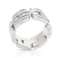 Cartier Maillon Panthere Band in 18KT White Gold 0.53 CTW