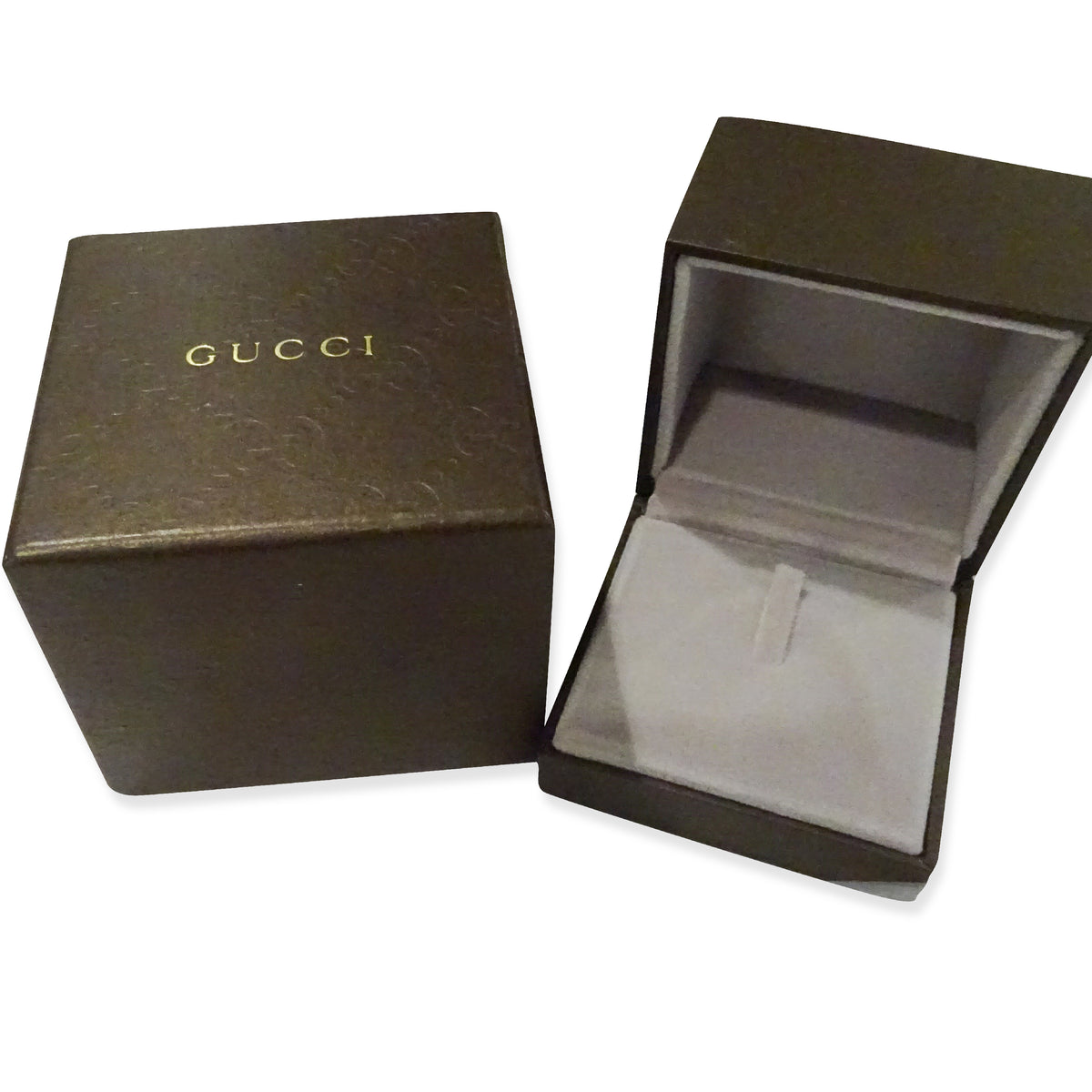 Gucci Double G Diamond Ring in 18K White Gold 0.10 CTW