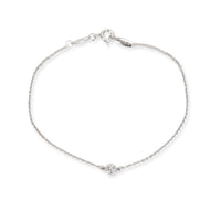 Tiffany & Co. Elsa Peretti Diamond Bracelet in Sterling Silver 0.07 CTW