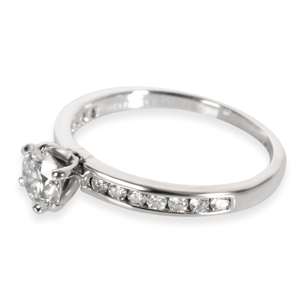 Tiffany & Co. Channel Diamond Engagement Ring in Platinum (0.62 ct F/VVS1)