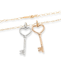 Tiffany & Co. Rope Keys Necklace in Rose Gold/Sterling Silver