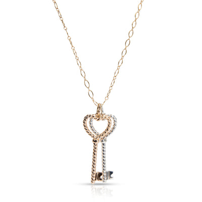 Tiffany & Co. Rope Keys Necklace in Rose Gold/Sterling Silver