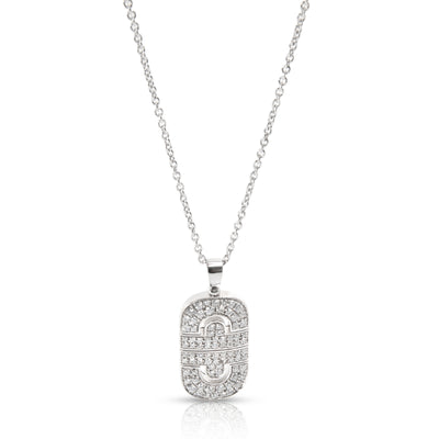Bulgari Parentesi Diamond Necklace in 18K White Gold 1.58 CTW