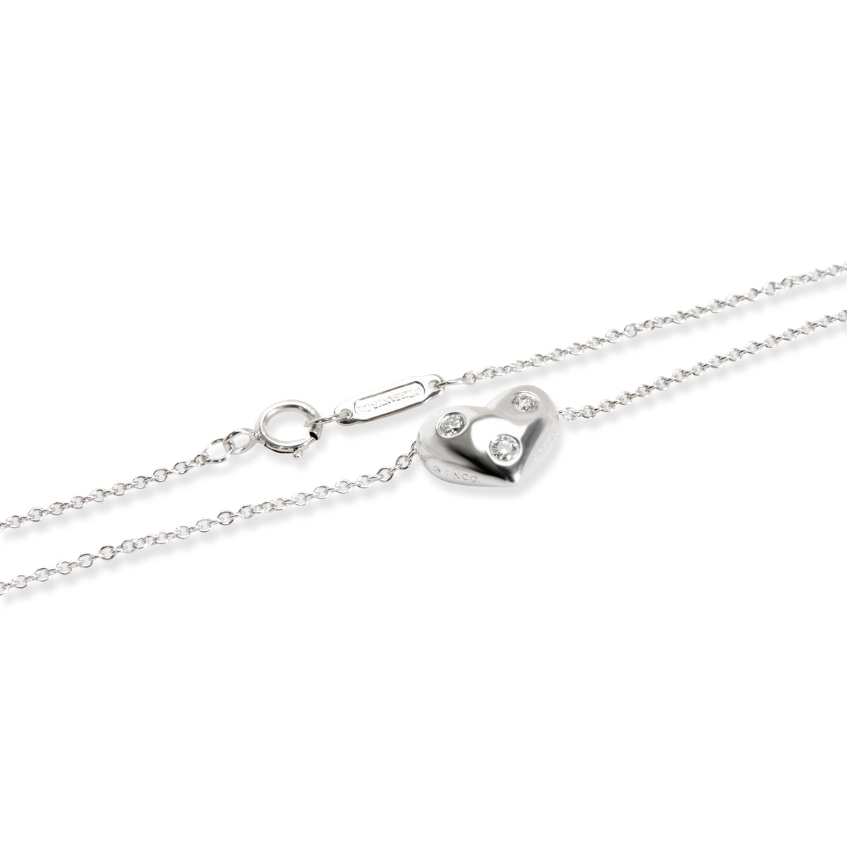 Tiffany & Co. Mini Etiole Diamond Necklace in  Platinum 0.08 CTW