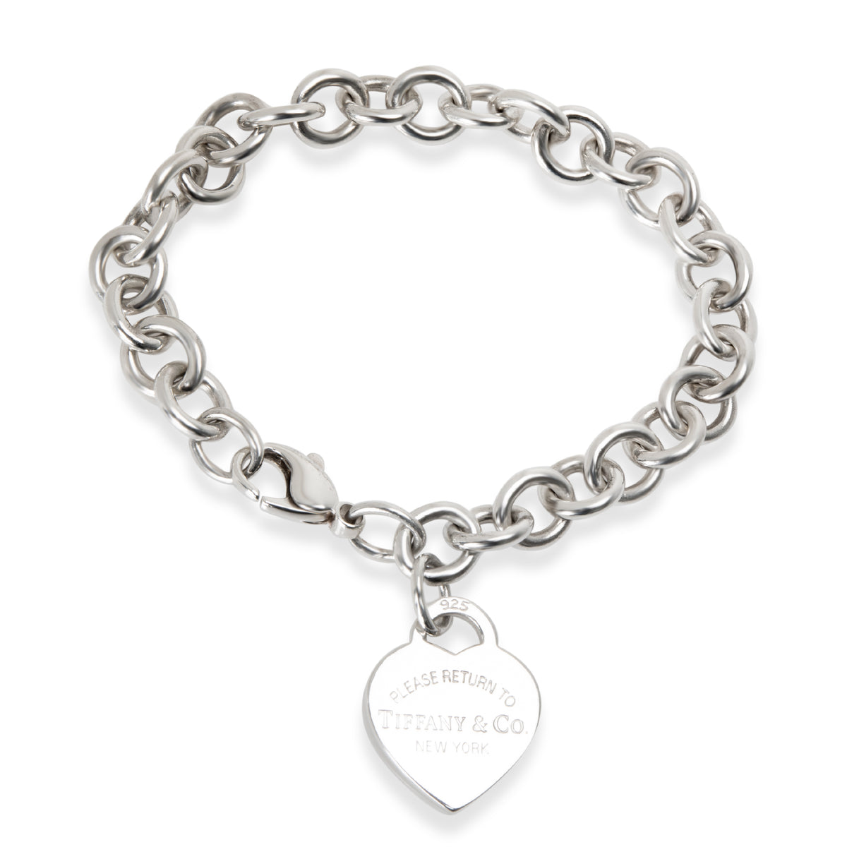 Tiffany & Co. Heart Tag Bracelet  in  Sterling Silver