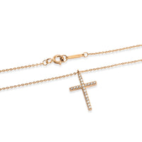 Tiffany & Co. Metro Diamond Necklace in 18KT Rose Gold 0.10 CTW