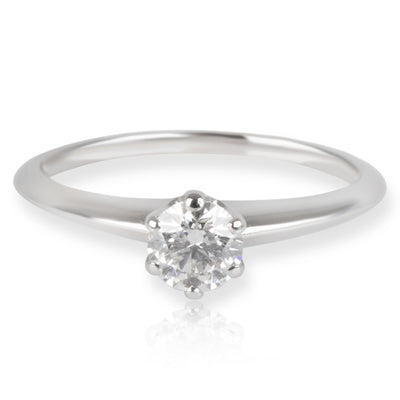 Tiffany & Co. Diamond Engagement Ring in Platinum (0.39 ct F/VVS1)