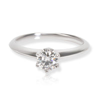 Tiffany & Co. Solitaire Diamond Engagement Ring in Platinum (0.39 ct G-H/VVS)