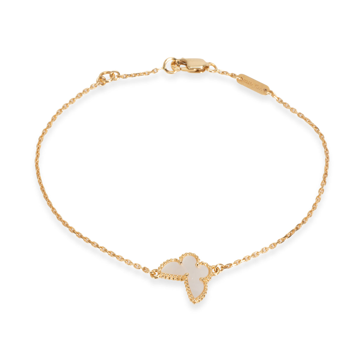 Van Cleef & Arpels Sweet Alhambra  Butterfly Bracelet in 18K Yellow Gold