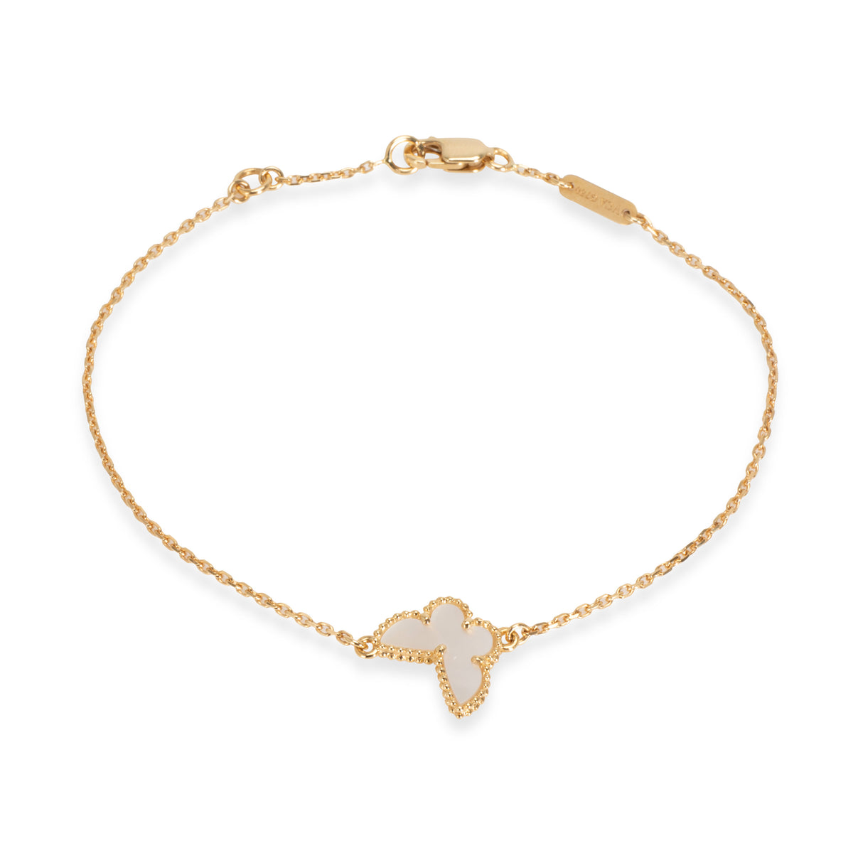 Van Cleef Arpels Sweet Alhambra Butterfly Bracelet in 18K Yellow