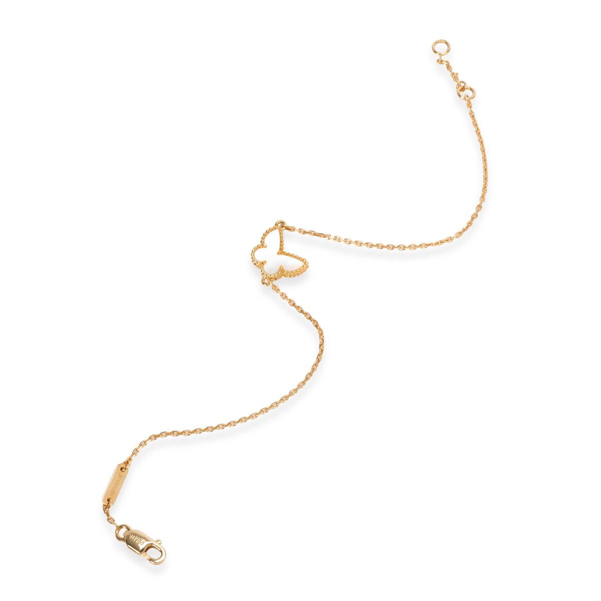 Van Cleef & Arpels Sweet Alhambra  Butterfly Bracelet in 18K Yellow Gold