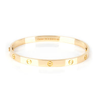Cartier Love Bracelet in 18K Yellow Gold Size 21