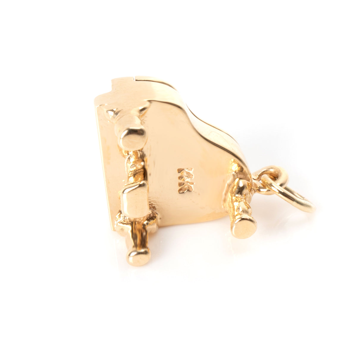 Vintage Piano Charm in 14K Yellow Gold