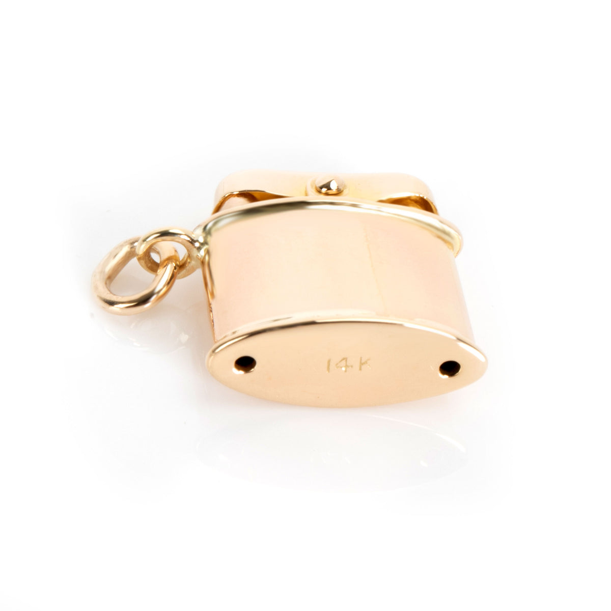 Vintage Lighter Charm in 14K Yellow Gold