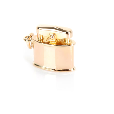 Vintage Lighter Charm in 14K Yellow Gold