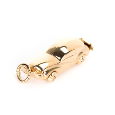 Vintage Car Charm in 14K Yellow Gold