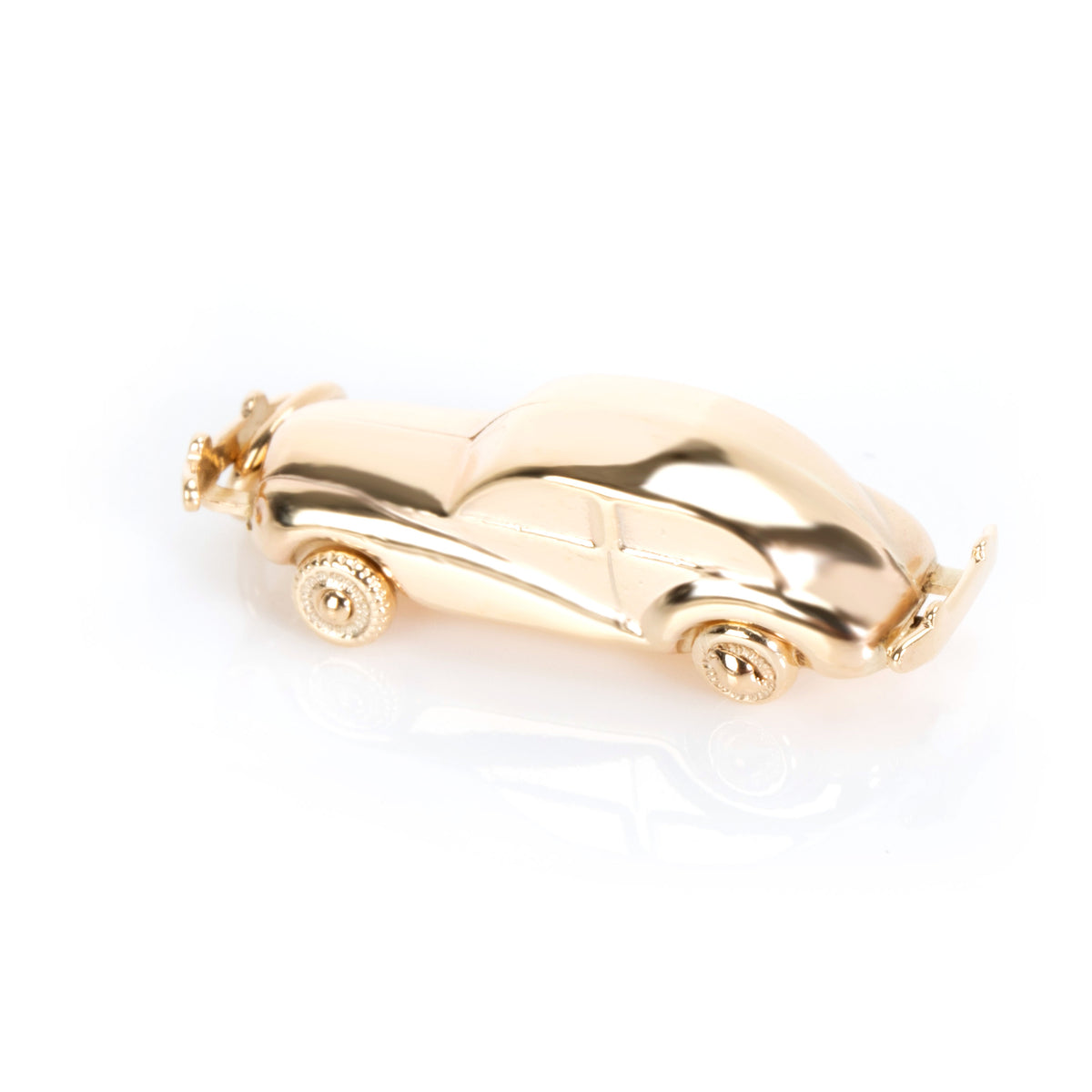 Vintage Car Charm in 14K Yellow Gold